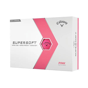 Callaway Supersoft 23 Matte Golf Balls Dozen Pink