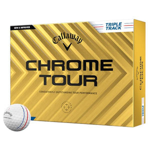 Callaway Chrome Tour Triple Track Balls Dozen White