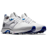 FootJoy HyperFlex Golf Shoes White/Blue/Pink (Wide)