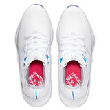 FootJoy HyperFlex Golf Shoes White/Blue/Pink (Wide)