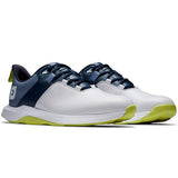 FootJoy Gents Pro Lite Shoes White - Navy - Lime 56920