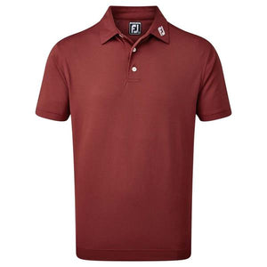 FootJoy Gents Stretch Pique Solid Polo Shirt Maroon