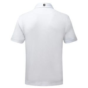 FootJoy Gents Stretch Pique Solid Polo Shirt White