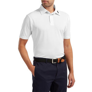 FootJoy Gents Stretch Pique Solid Polo Shirt White