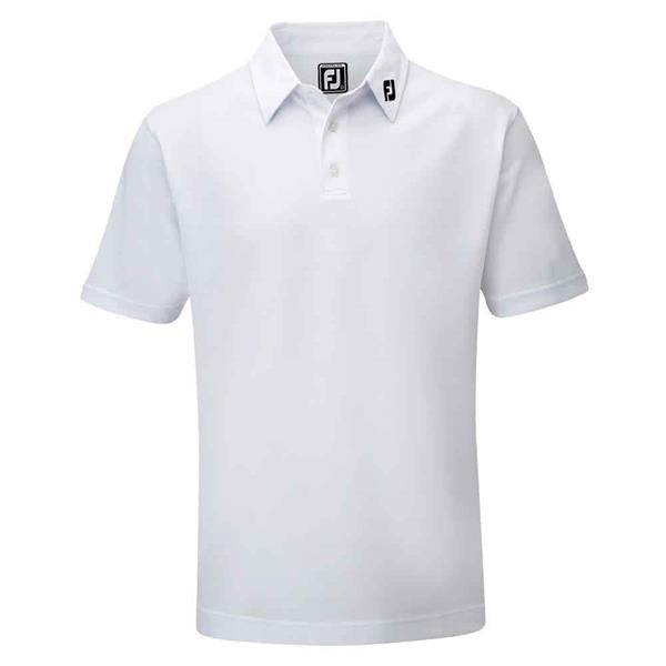 FootJoy Gents Stretch Pique Solid Polo Shirt White