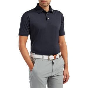 FootJoy Gents Stretch Pique Solid Polo Shirt Navy