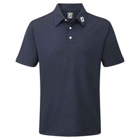 FootJoy Gents Stretch Pique Solid Polo Shirt Navy