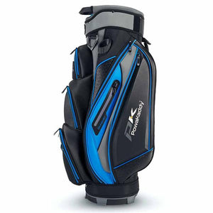 PowaKaddy Prem-Tech Cart Bag Gunmetal - Black - Blue