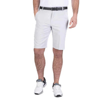 Island Green Tapered Stretch Shorts Light Grey