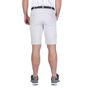 Island Green Tapered Stretch Shorts Light Grey