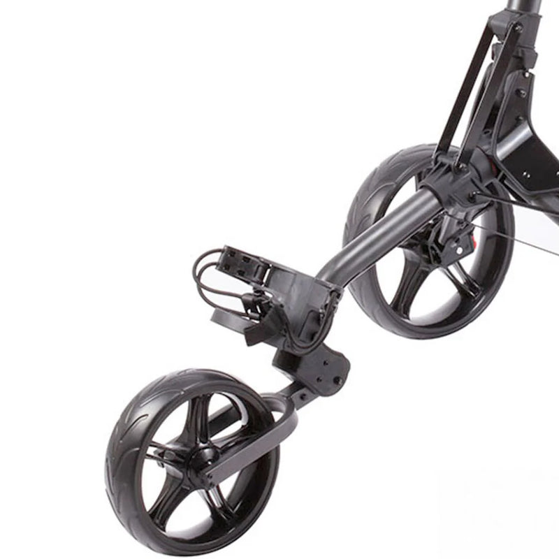 Skymax Cube 3-Wheel Push Golf Trolley - Charcoal/Black