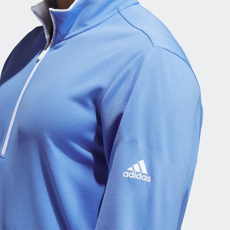 adidas Light Weight  Quarter Zip Blue Fusion