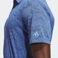 adidas Golf Textured Jacquard Shirt Blue Fusion / Collegiate Navy